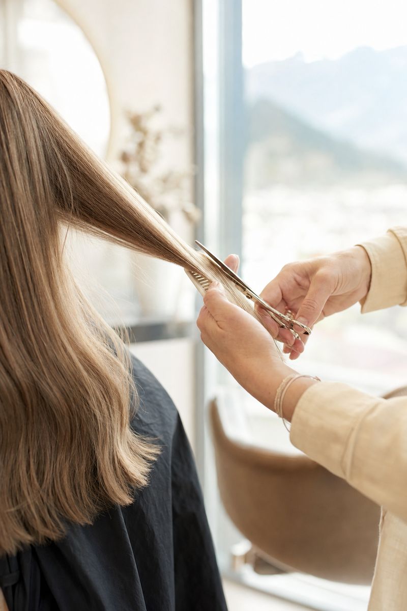 close-up of hands at work, tools in use, cropped so no face is visible, vertical composition